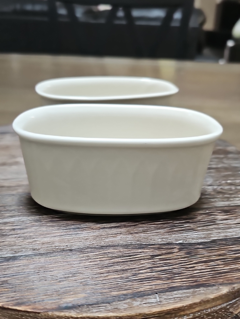 MCM Homer Laughlin Gothic Open Sugar Bowls - Set of 2